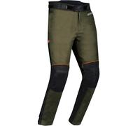 Bering Zephyr Pantalon textile de moto imperméable, Kaki, Taille XL