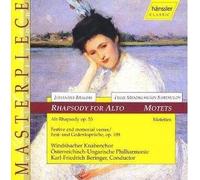 Beringer - Brahms: Rhapsody for Alto; Mendelssohn: Motets