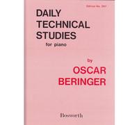Oscar beringer : daily technical studies for piano - piano - recueil