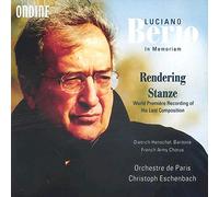 Berio, L. - Rendering/Stanze