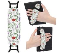 Berirexrion Colorsoft Dragonne pour Kindle - Wildflowers Finger Grip pour tablette Paperwhite 12e/11ème génération/Kobo/Lenovo/iPad Mini Ereaders E-Book Tablet 6-7,5"