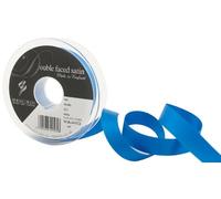 Berisfords 3501 Ruban en satin double-face 20 m x 15 mm, Bleu roi foncé