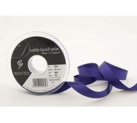Berisfords 3501 Ruban en Satin Double-Face 20 m x 15 mm, Liberty Indigo
