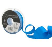 Berisfords 3501 Ruban en Satin Double-Face 20 m x 25 mm, Bleu Roi foncé