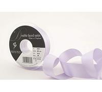 Berisfords 3501 Ruban en Satin Double-Face 20 m x 25 mm, Parme