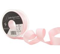 Berisfords 3501 Ruban en Satin Double-Face 20 m x 25 mm, Rose Clair