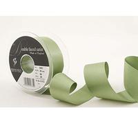 Berisfords 3501 Ruban en Satin Double-Face 20 m x 35 mm, Kaki