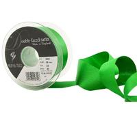 Berisfords 3501 Ruban en Satin Double-Face 20 m x 35 mm, Vert émeraude
