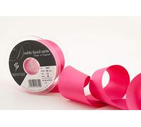 Berisfords 3501 Ruban en Satin Double-Face 20 m x 50 mm, Rose Vif