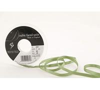 Berisfords 3501 Ruban en Satin Double-Face 20 m x 7 mm, Kaki