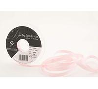 Berisfords 3501 Ruban en Satin Double-Face 20 m x 7 mm, Rose Clair