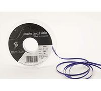 Berisfords 3501 Ruban en Satin Double-Face 30 m x 3 mm, Liberty Indigo