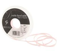 Berisfords 3501 Ruban en Satin Double-Face 30 m x 3 mm, Rose Clair
