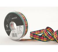 Berisfords 7622 Ruban Tartan écossais Traditionnel 25 m x 16 mm, Buchanan