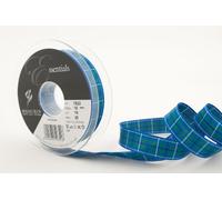 Berisfords 7622 Ruban Tartan écossais Traditionnel 25 m x 16 mm, Douglas
