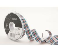 Berisfords 7622 Ruban Tartan écossais Traditionnel 25 m x 16 mm, Dress Stewart