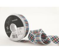 Berisfords 7622 Ruban Tartan écossais Traditionnel 25 m x 25 mm, Dress Stewart