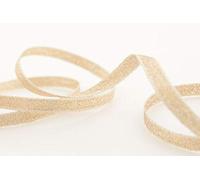 Berisfords 9165 Ruban métallisé Scintillant « Strass et Paillettes » 20 m x 7 mm, Doré