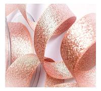 Berisfords BF_9165-15-329 Ruban lamé Or, Polyester, Rose Gold, 15 mm