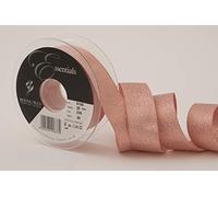 Berisfords BF_9165-25-329 Ruban lamé Or, Rose Gold, 25mm