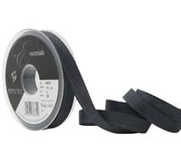 Berisfords Ruban à Ourlets 13 mm, Gris foncé