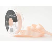 Berisfords Ruban de Satin Double-Face en Polyester 15 mm, Pêche