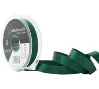 Berisfords Ruban de Satin Double-Face en Polyester 15 mm, Vert Sapin