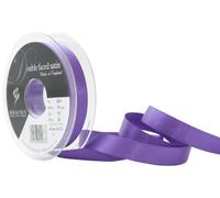 Berisfords Ruban de Satin Double-Face en Polyester 15 mm, Violet