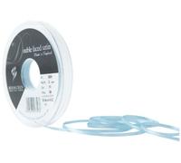 Berisfords Ruban de Satin Double-Face en Polyester 3 mm, Bleu dragée