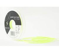 Berisfords Ruban de Satin Double-Face en Polyester 3 mm, Jaune Fluo
