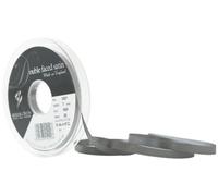 Berisfords Ruban de Satin Double-Face en Polyester 7 mm, Gris Fer