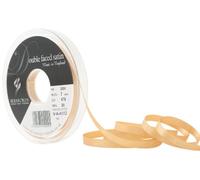 Berisfords Ruban de satin double-face en polyester 7 mm, Miel doré