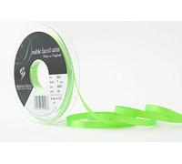 Berisfords Ruban de Satin Double-Face en Polyester 7 mm, Vert Fluo