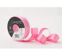Berisfords Ruban Double Face en polysatin Rose Sucre 25 mm