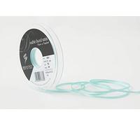Berisfords Ruban Double Face en polysatin, Turquoise, 3 mm