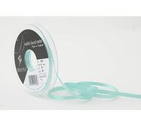 Berisfords Ruban Double Face en polysatin, Turquoise, 5 mm