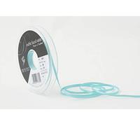 Berisfords Ruban Double Face en Satin de Polyester, Couleur Turquoise, 10,5 x 10,5 x 1,3 cm
