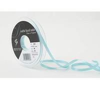 Berisfords Ruban Double Face en Satin de Polyester - Couleur Turquoise - 5 mm