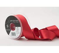 Berisfords Ruban Double Face en Satin de Polyester Roux 35 mm