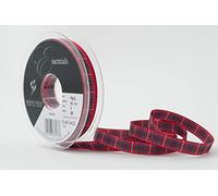 Berisfords Ruban en Polyester Motif Tartan, h. Frazer, 10 mm