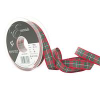 Berisfords Ruban en Polyester Motif Tartan, Macgregor, 16 mm