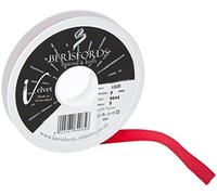 Berisfords - Ruban en velours - Écarlate - 5 m de long - 9 mm de large