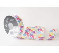 Berisfords Ruban Motif ballons Multicolore 25 mm