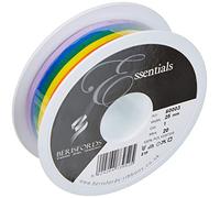 Berisfords Ruban rayé Arc-en-Ciel 25 mm, Multicolore