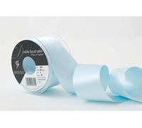 Berisfords Ruban Satin Double Face Bleu Ciel 50 mm