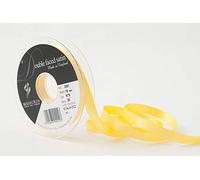 Berisfords Ruban Satin Double Face Jaune 10 mm