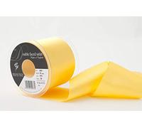 Berisfords Ruban Satin Double Face Jaune 70 mm