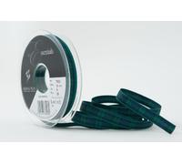 Berisfords Ruban Tartan Polyester 10 mm, Black Watch