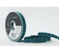 Berisfords Ruban Tartan Polyester 10 mm, Rose