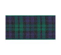 Berisfords Ruban Tartan Polyester 40 mm, Black Watch